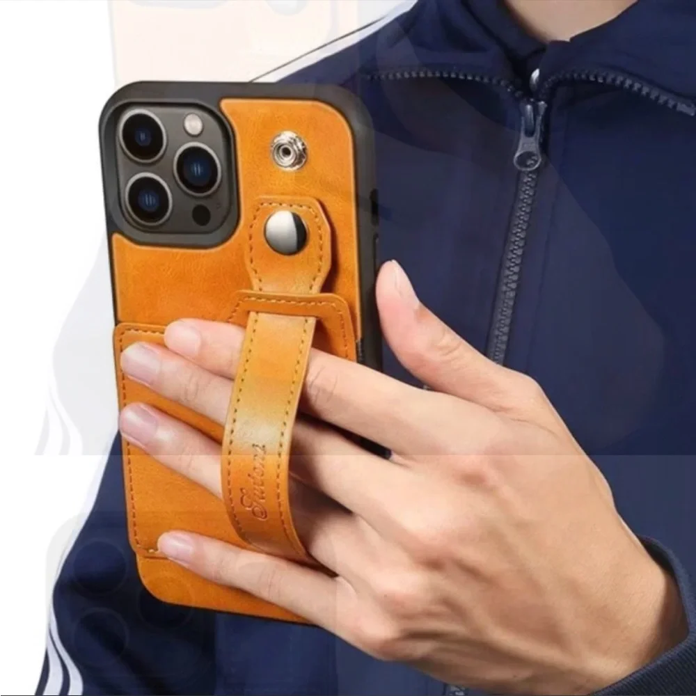 NEW LEATHER IPHONE 13 PRO MAX CASE NEW WITH STRAP
